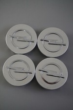 4x 58mm für OPEL Radkappen Nabendeckel Alufelgen Wheel Cap Felgendeckel Silber
