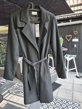 ONLY Mantel Trench Coat schwarz Gr. M UVP 59,99 Euro