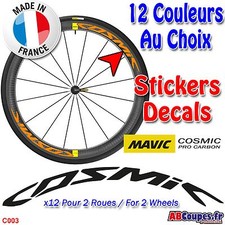Aufkleber Rad Mavic Cosmic Profi Kohlenstoff - Weel Decals Kranz Sl C T -C003