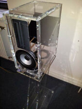 Plexiglas High-End Lautsprecher, weltweite Unikate, Ausstellungsstücke