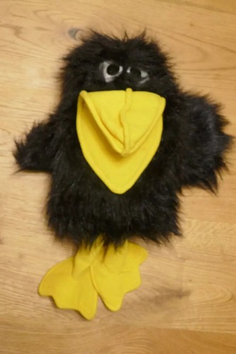 Uni toys rabe puppe handpuppe - rabe,