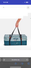 camping zelte 4 personen mit einer Schlafsack. sehr guter Zustand von Decathlon.