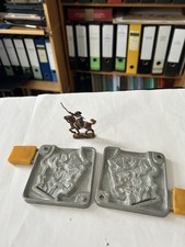 Nürnberger Meisterzinn, Offizier zu Pferde, Zinngießform, gebraucht