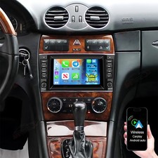 2+64G Android 15 Autoradio CarPlay GPS Navi Für Mercedes CLK Klasse W209 2005-11