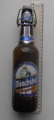 Leere vintage flasche - leere,