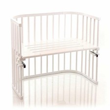 Babybay Baby Beistellbett Maxi Babybett Bettchen Bett 94 x 51 x 79cm Buche weiss