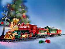 Eisenbahn zug weihnachtszug - eisenbahn,