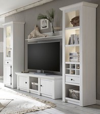 Wohnwand Schrankwand in Pinie