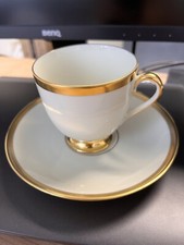 Fürstenberg FÜRSTIN Goldrand Kaffeetasse/Tasse und Unterteller