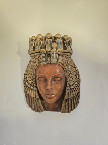Vintage cleopatra wandmaske - vintage,