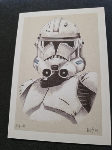Star wars lithographie angel - star,