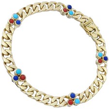 Colour Stones 750 Yellow Gold