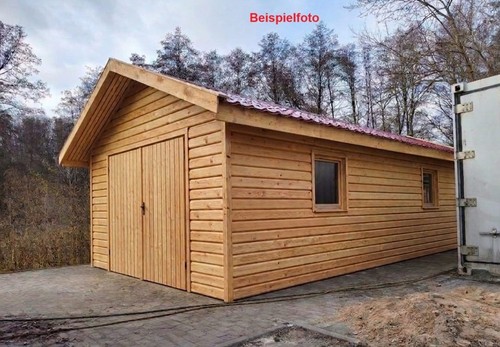 Holzgarage 5x6 fertiggarage - 5x6,
