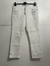 ? Nr. 81, NEU weiße 7/8 Damen Jeans in Gr. 42 SLIM von Gina Denim, Knieriss