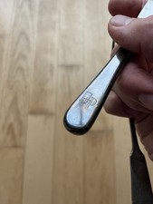 Silberbesteck Gabel Messer 800 R&B Silber Gravur JP 79 Gramm