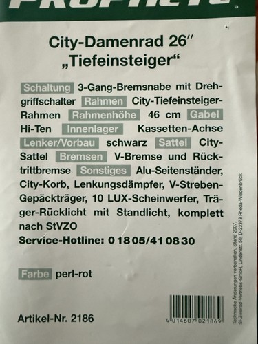 Zoll city damen - 26,