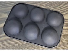 Muffinform Backform  Mulden Halbkugel Silikon 6 x Kuchen Kuchenform  Törtchen