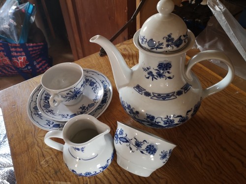 Zwiebelmuster kaffeeservice - zwiebelmuster,