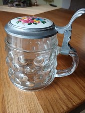 Klassischer 0,5L Glas-Bierkrug