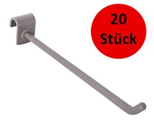 20 Frontabhänger 25 cm Aufsteckhalter Warenträger Kleiderstange Ladeneinrichtung