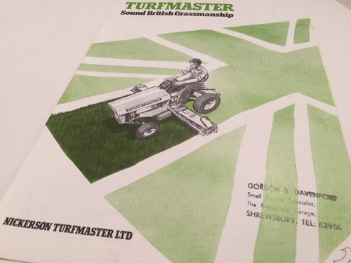 Nickerson turfmaster mäher - mäher, &