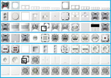 Gira System 55 Reinweiß glänzend – Steckdose, Schalter, Wippe & Rahmen z.Auswahl