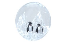 Traumkugel 69 zwei Pinguine im