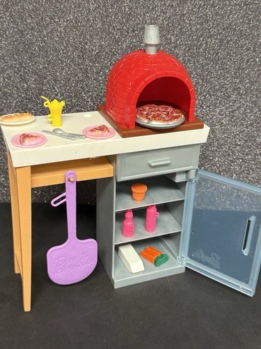 Barbie möbel pizza station - station,