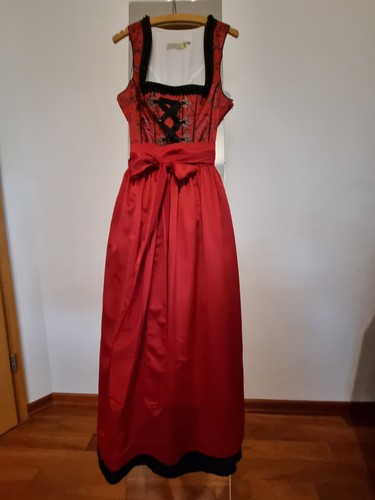 Dirndl rot schwarz von - rot,