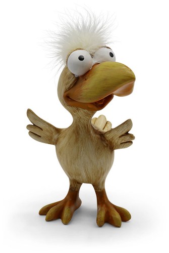 Dekofigur skulptur spatz siggi - dekofigur,