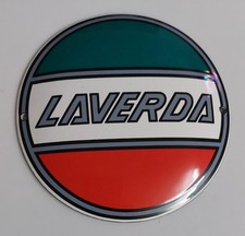 LAVERDA Emailschild Werkstatt