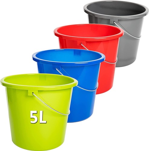 4er set putzeimer liter - set,