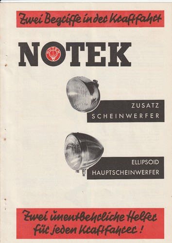 Prospekt alt 1940 auto - prospekt,