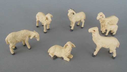 Schafe teilig höhe - 3,5cm,
