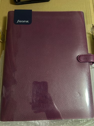 Finsbury raspberry filofax - a4,