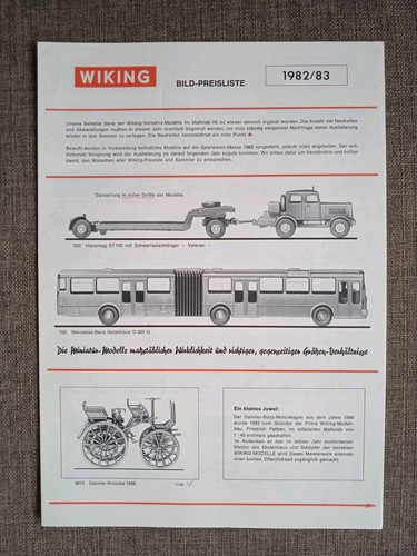 Wiking automodelle prospekt - wiking,