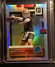 Brock Purdy RC - Panini Donruss Optic - Rated Rookie Holo Prizm