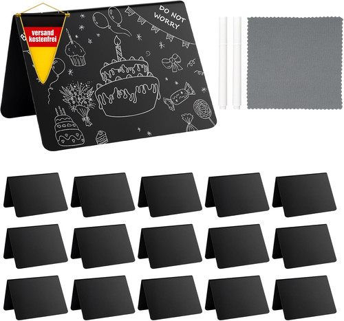 Mini kreidetafel set - mini, v-form