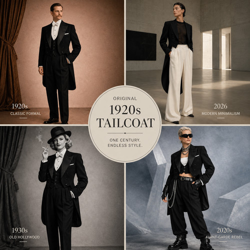 Original 1920s tailcoat tuxedo - 1920s,