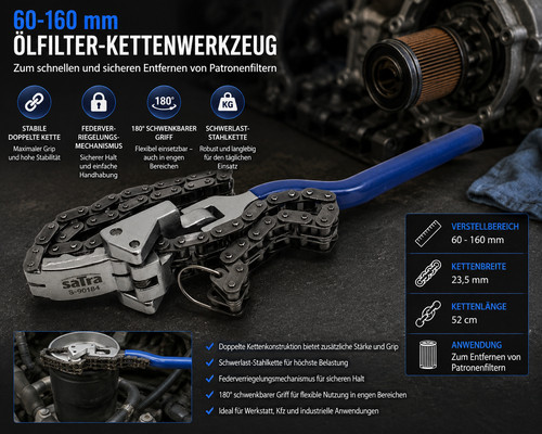 Ölfilter-Kettenwerkzeug