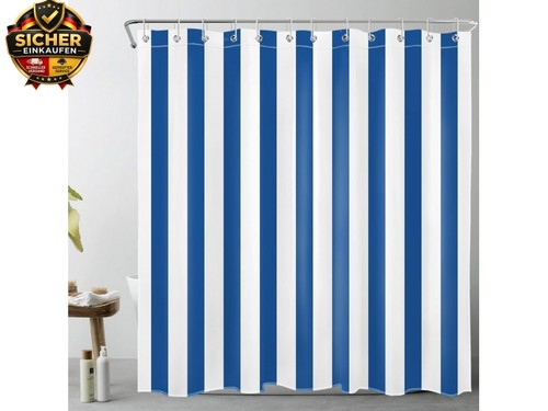 Marineblau gestreift