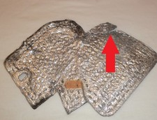 Piaggio Sfera 125 M01 Vespa ET4 M04 Hitzeschutz Motor Matte Protection 48208