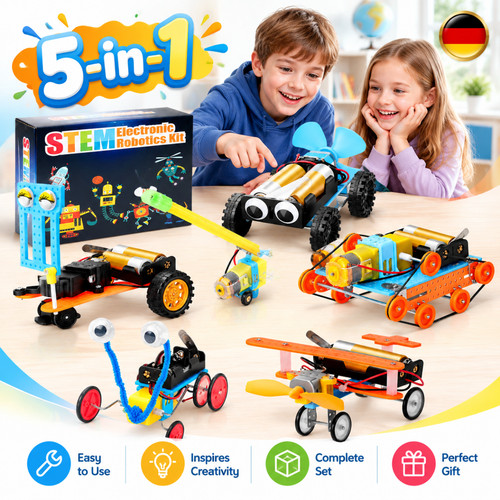 Roboter bausatz mit - 5-in-1,