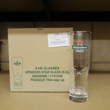 Heineken becher glas 25 - 0,25, l