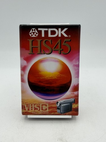 Tdk hs45 vhs kassette - vhs-c, high