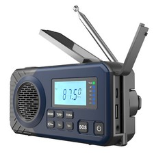 Acta Berg Kurbelradio | Notfallradio FM/AM/SW & 5000mAh Akku | Solar Radio Lampe