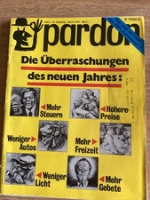 PARDON Satire Zeitschrift Magazin 1 Januar 1974