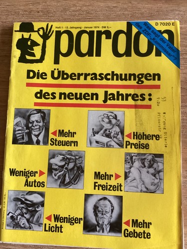 Pardon satire zeitschrift - pardon,