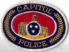Capitol police patch tennessee - capitol,