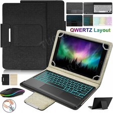 Bluetooth Tastatur Schutz Hülle Für Lenovo Tab Plus 11.5" 2024 TB351FU  QWERTZ